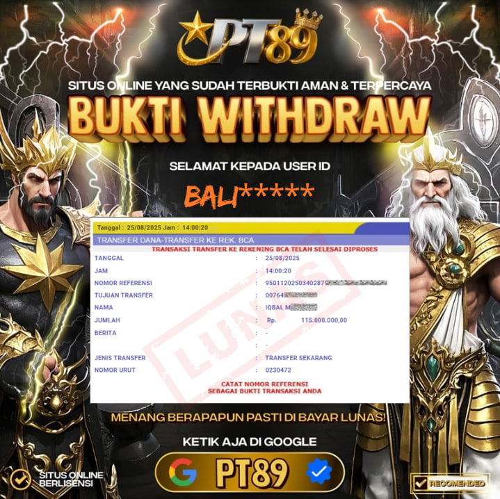 BUKTI WITHDRAW Gates of Olympus 1000