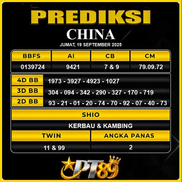 PREDIKSI TOGEL PT89	
