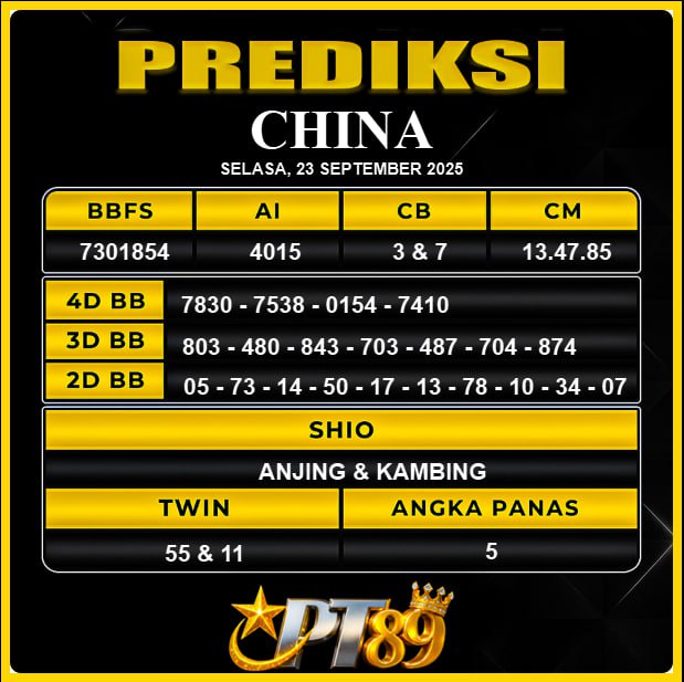 PREDIKSI TOGEL PT89	