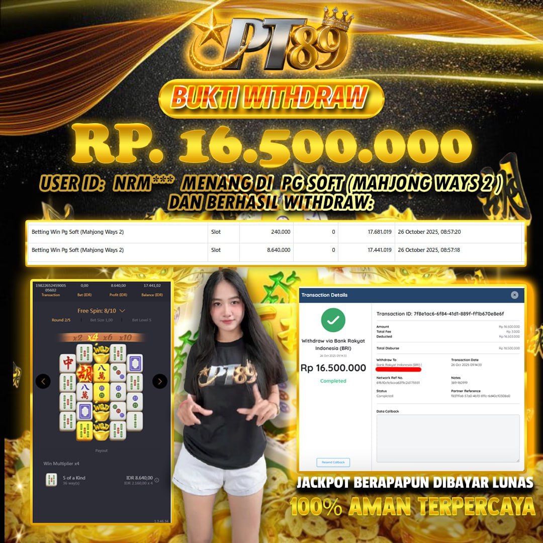 BUKTI WITHDRAW Mahjong Ways 2 🀄🀄- PG Soft	