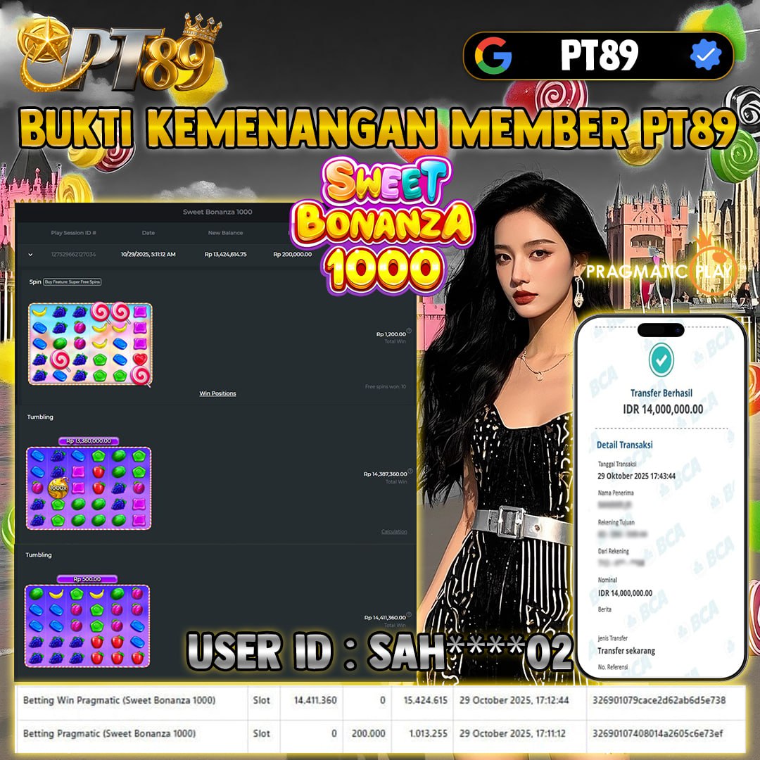BUKTI WITHDRAW Sweet Bonanza 1000 - Pragmatic	