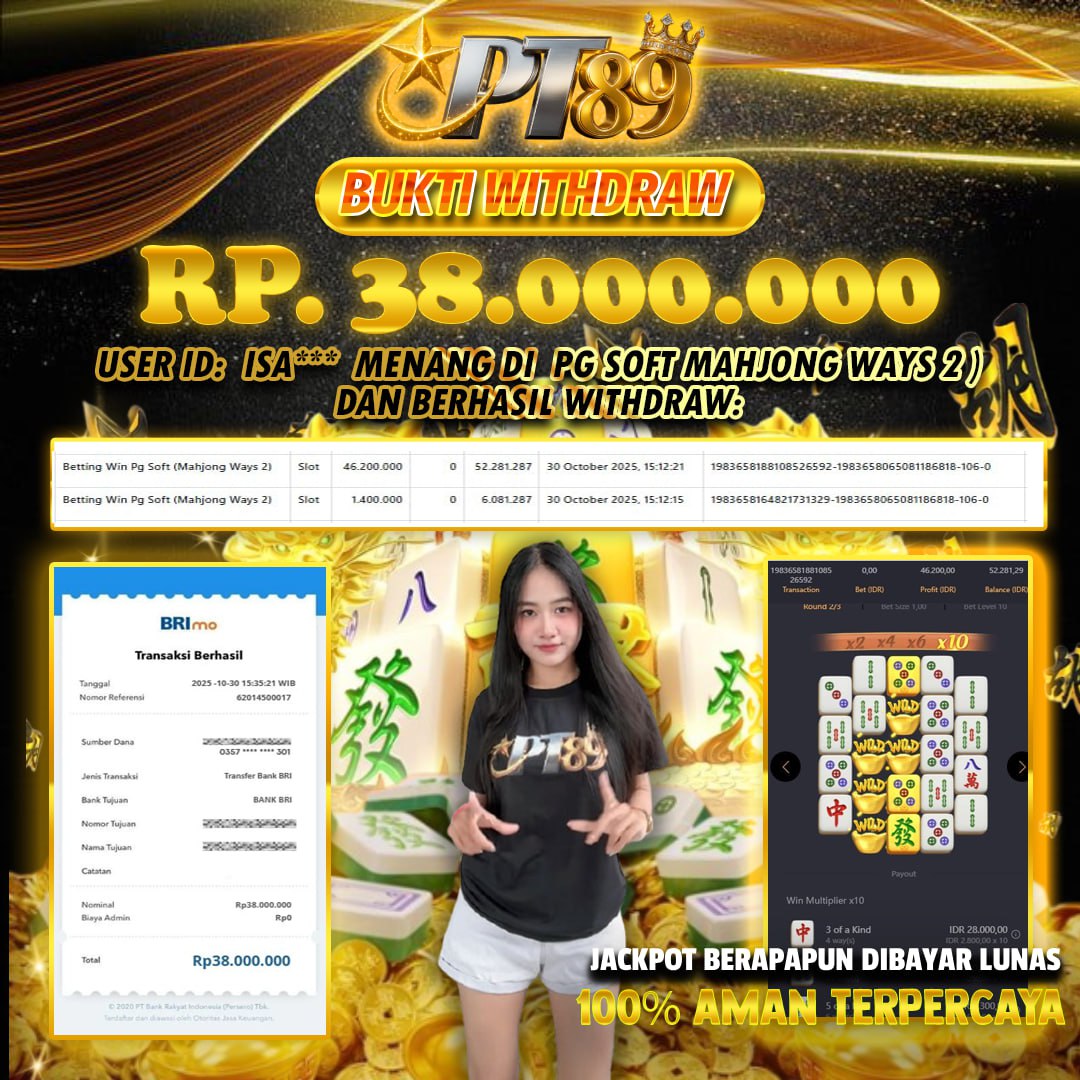 BUKTI WITHDRAW Mahjong Ways 2 🀄🀄- PG Soft	