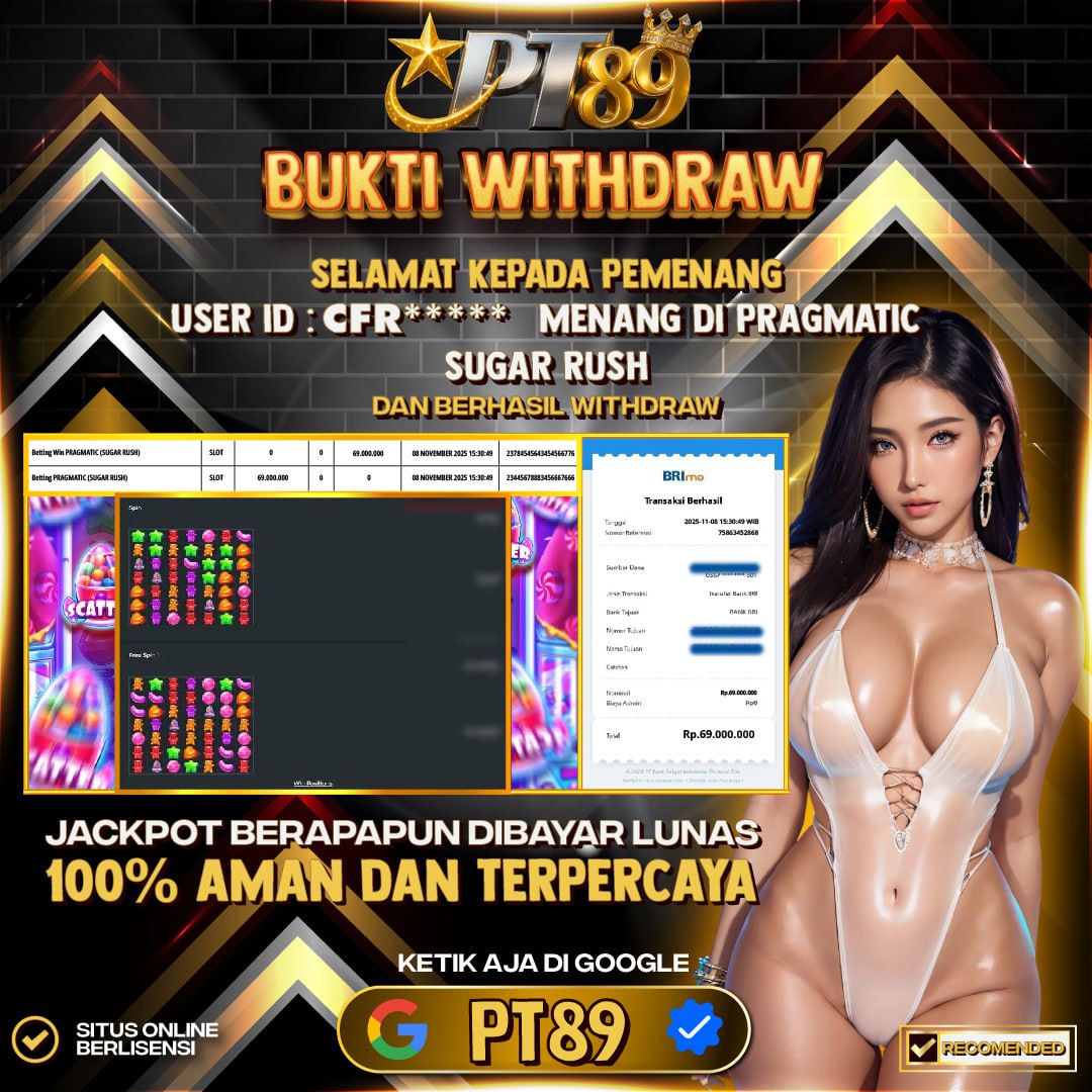 BUKTI WITHDRAW Sugar Rush - Pragmatic Play	