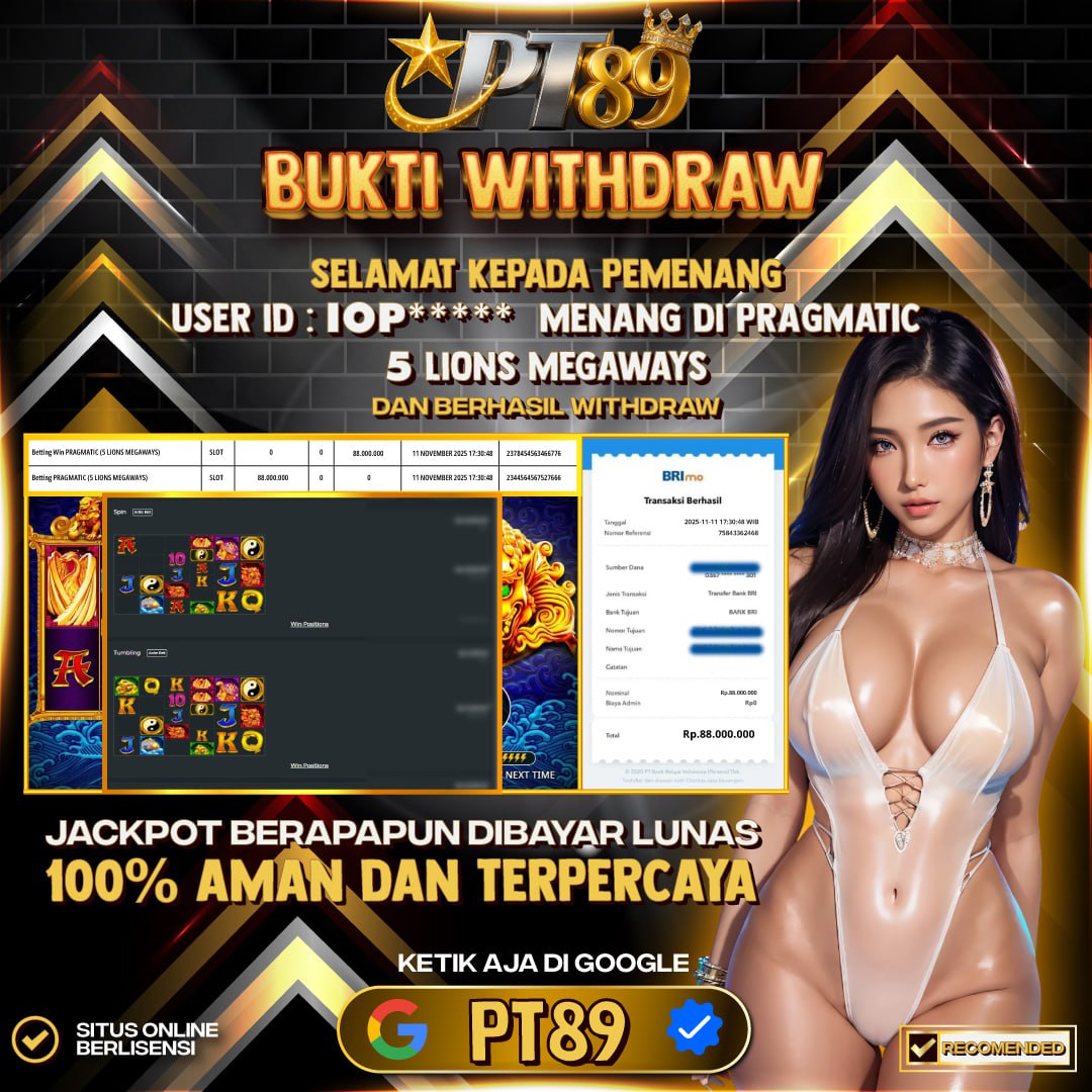 BUKTI WITHDRAW 5 Lions Megaways - Pragmatic Play	