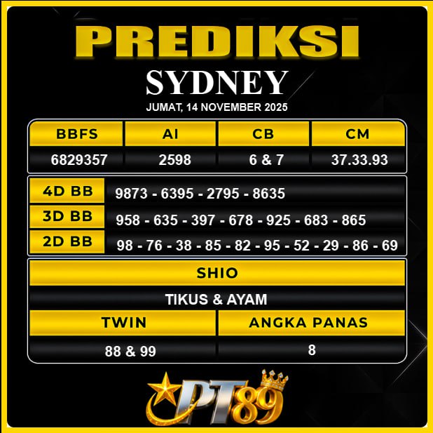 PREDIKSI TOGEL PT89	