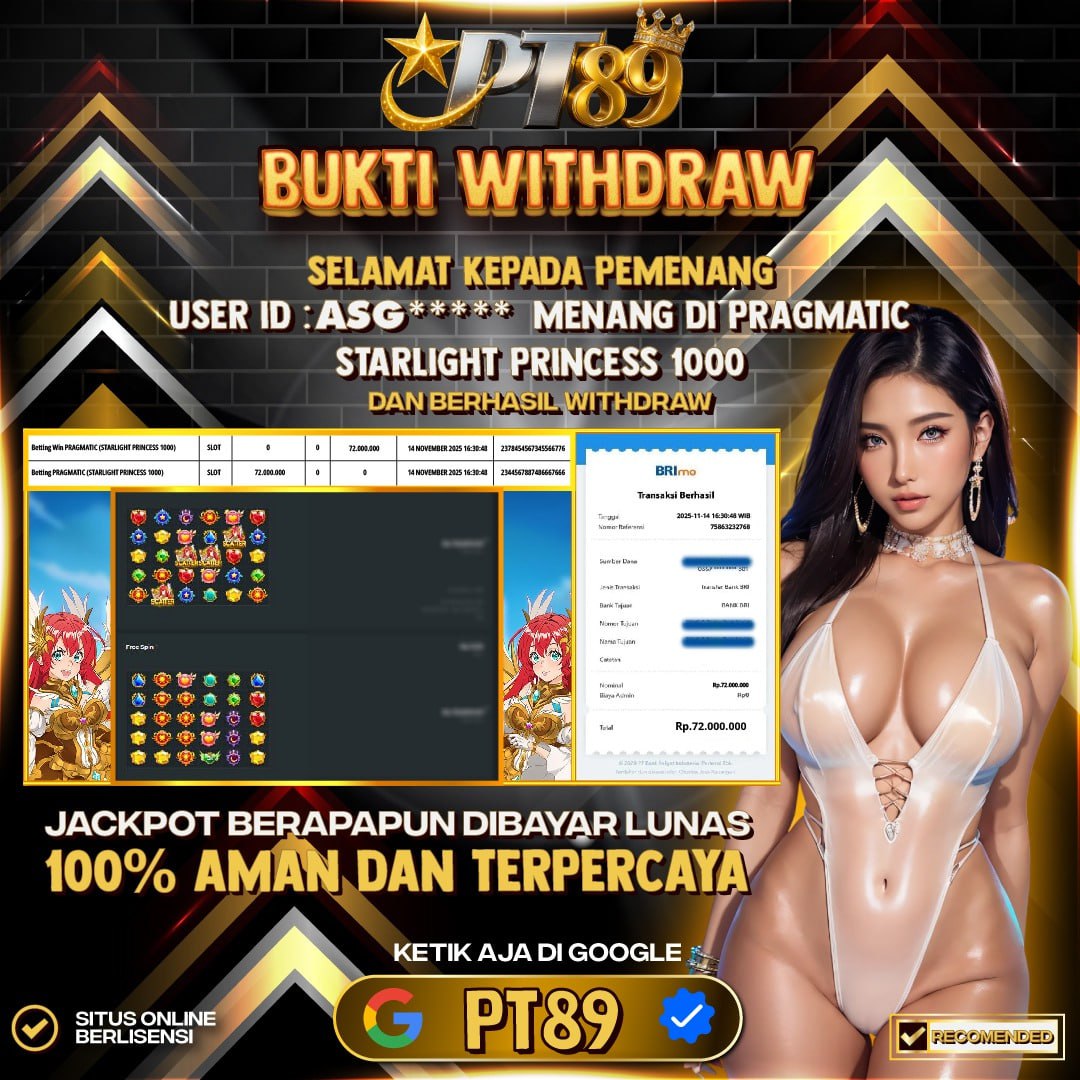 BUKTI WITHDRAW STARLIGHT PRINCESS 1000 - Pragmatic Play	