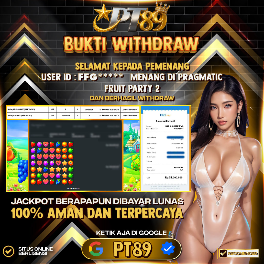 BUKTI WITHDRAW Fruit Party 2 - Pragmatic